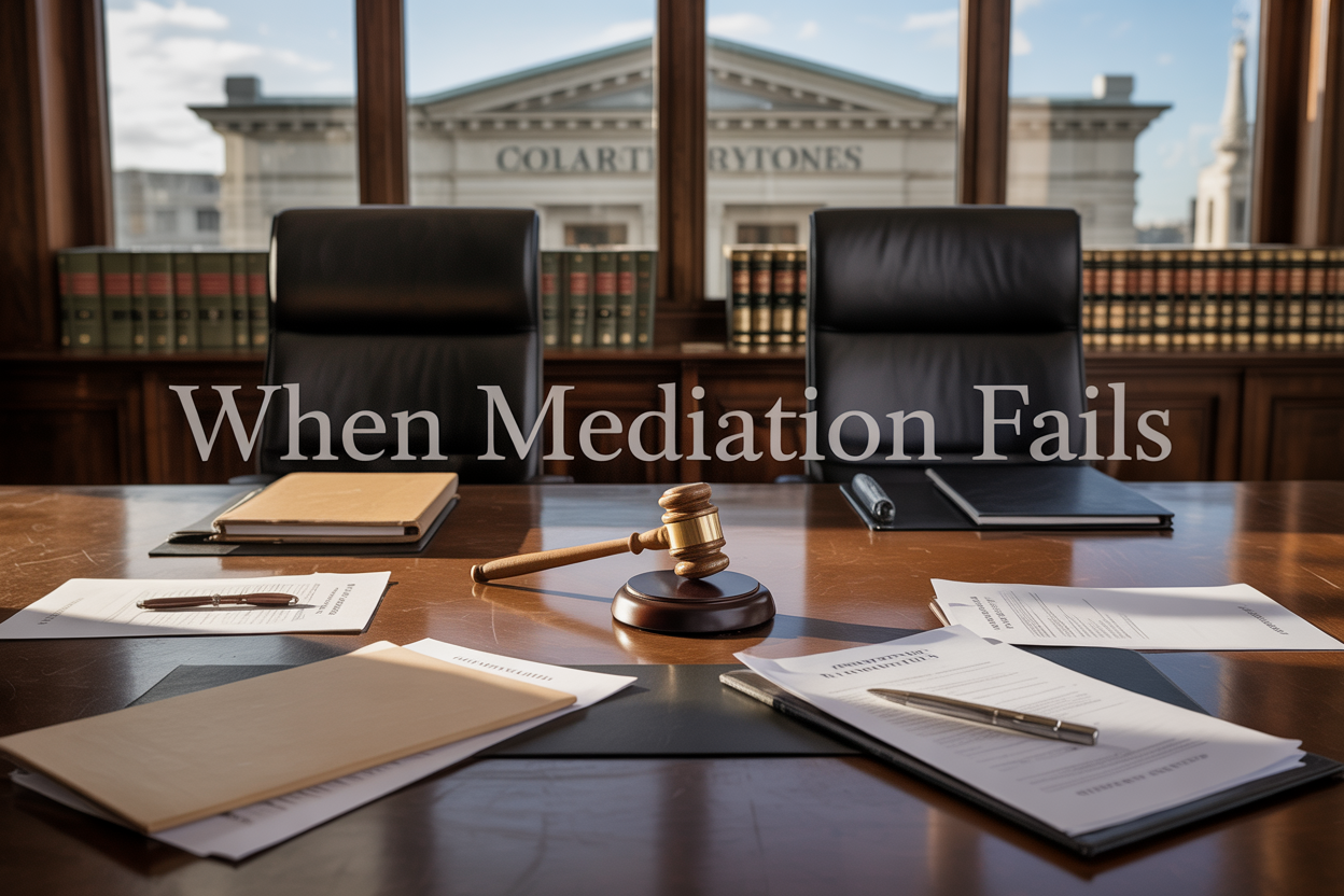 When Mediation Fails: Why Litigation Becomes Necessary in Divorce