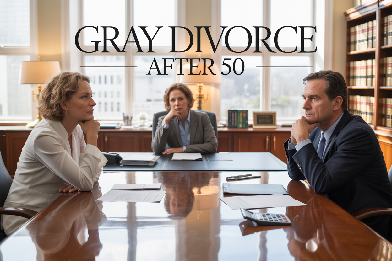 Gray Divorce on the Rise: Legal & Financial Challenges After 50